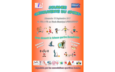 Journée "découverte du sport Escaudinois"